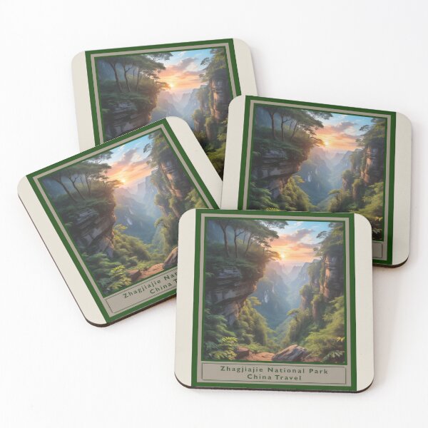 Item preview, Zhiagjiajie National Park - China - Vintage style poster2 designed and sold by Museum Of Non-Existing Art.