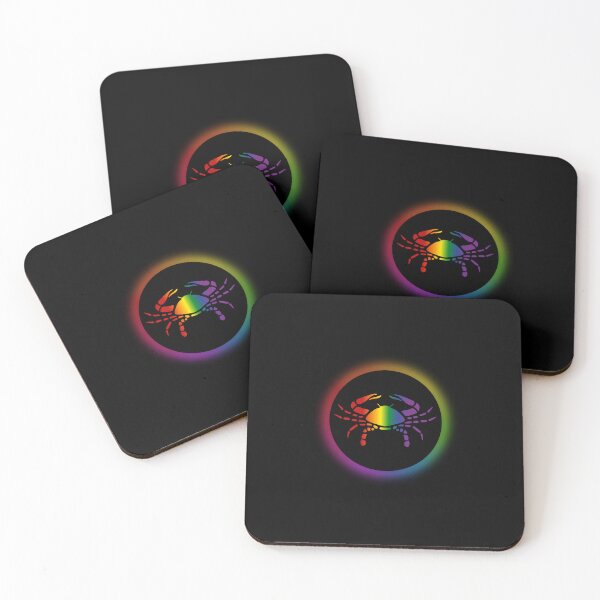 Item preview, Cancer  Star Sign Graphic LGBTQ, Cancer Symbol graphic with rainbow background, Horoscope Unisex T-shirt, LGBTQ Astrology tees gift ideas, Astrology tees,  designed and sold by PrideBeProud.