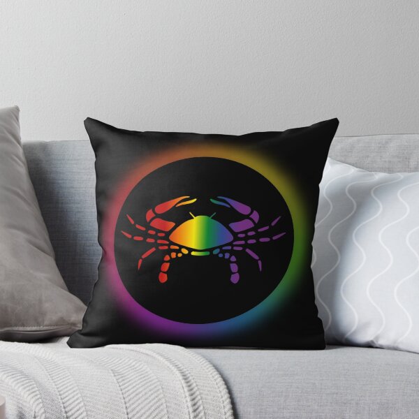 Item preview, Cancer  Star Sign Graphic LGBTQ, Cancer Symbol graphic with rainbow background, Horoscope Unisex T-shirt, LGBTQ Astrology tees gift ideas, Astrology tees,  designed and sold by PrideBeProud.