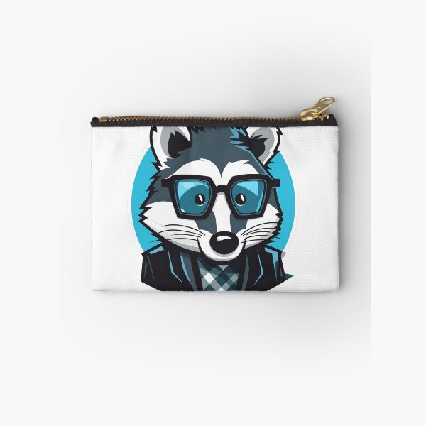 Item preview, Geeky blue badger in suit designed and sold by Badgers-Artopia.