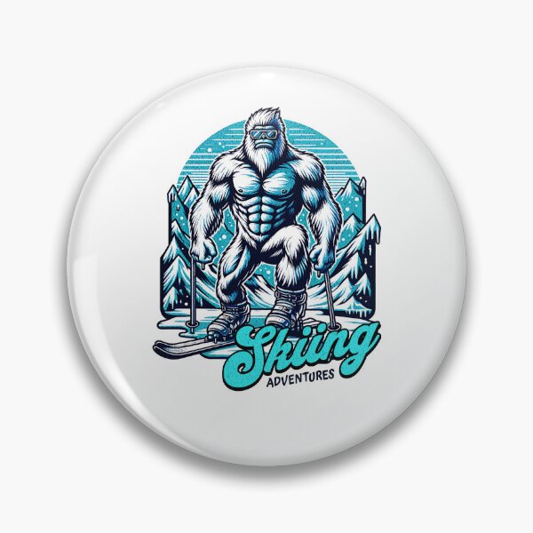 Item preview, SKIING ADVENTURES, SKIING DAD, DAD SKIING, YETI  designed and sold by PRINYOS.