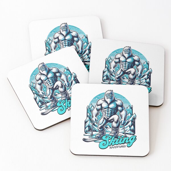 Item preview, SKIING ADVENTURES, SKIING DAD, DAD SKIING, YETI  designed and sold by PRINYOS.