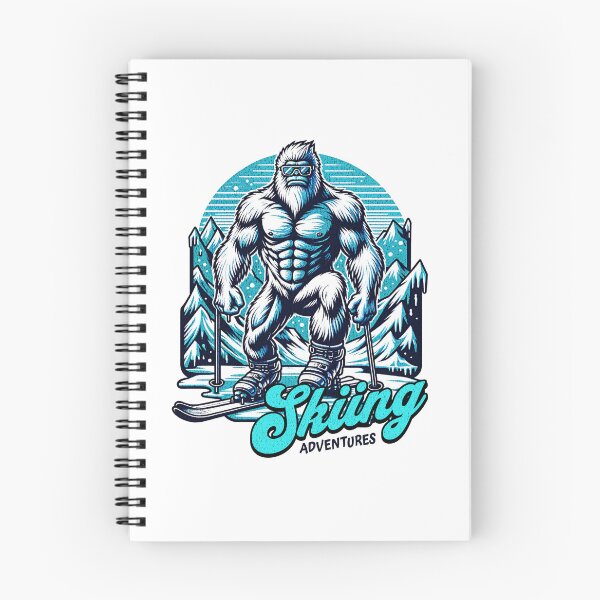 Item preview, SKIING ADVENTURES, SKIING DAD, DAD SKIING, YETI  designed and sold by PRINYOS.
