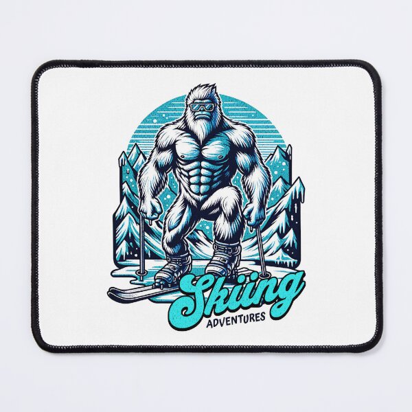 Item preview, SKIING ADVENTURES, SKIING DAD, DAD SKIING, YETI  designed and sold by PRINYOS.