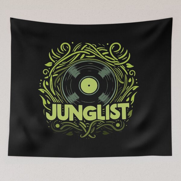 Item preview, Junglist design Drum and bass jungle, dnb  designed and sold by CutOriginalArt.
