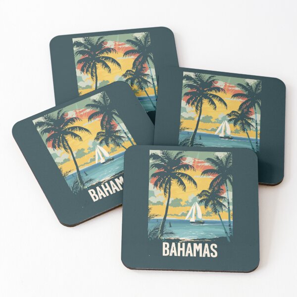 Item preview, A Vintage Travel Illustration of Bahamas designed and sold by GoodOldVintage.