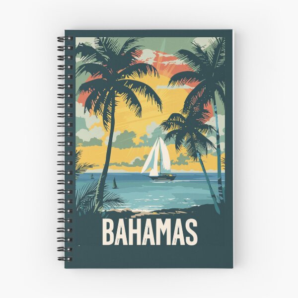 Item preview, A Vintage Travel Illustration of Bahamas designed and sold by GoodOldVintage.