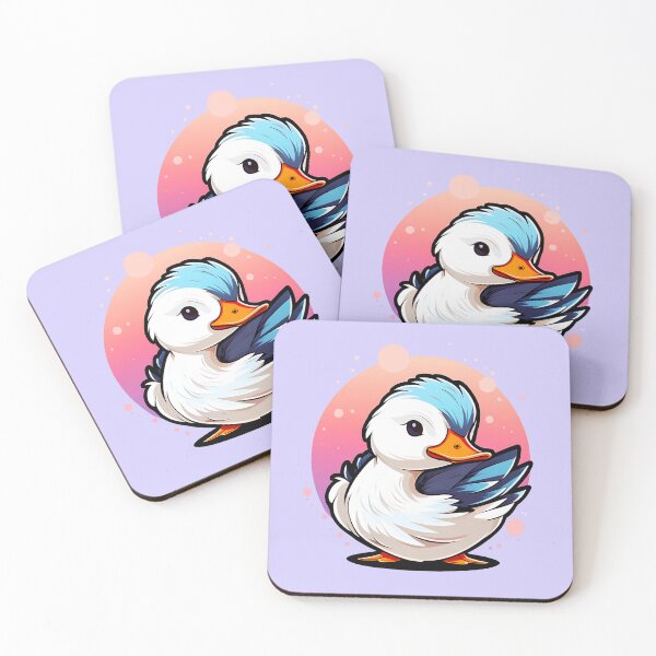 Item preview, Cute duck with soap bubbles - color illustration designed and sold by AD-Digital-Art.