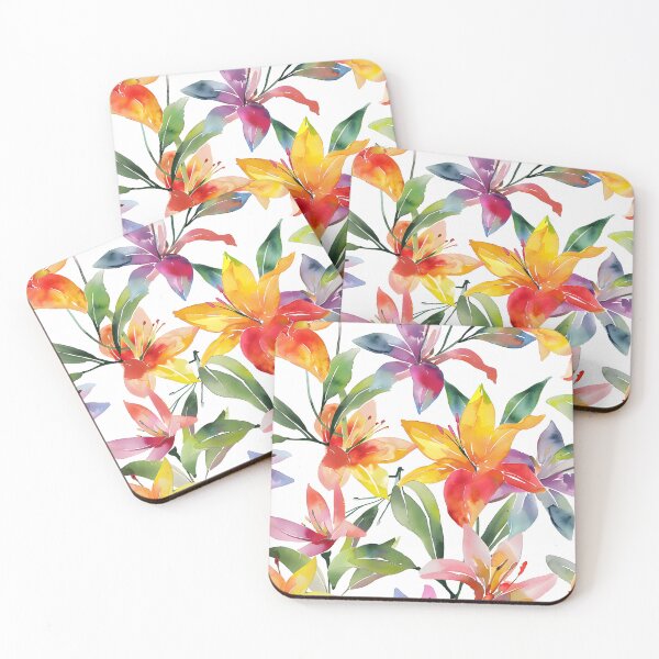 Item preview, Lily pullitzer water color bright floral seamless pattern designed and sold by Snifferius.