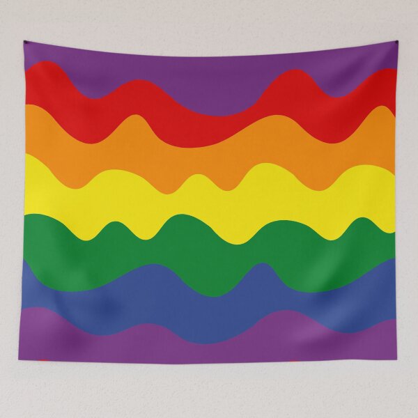 Item preview, Groovy Pride Rainbow designed and sold by AbigailHerman.