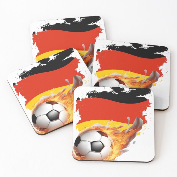 Item preview, Flaming football Germany flag designed and sold by COWELLM.