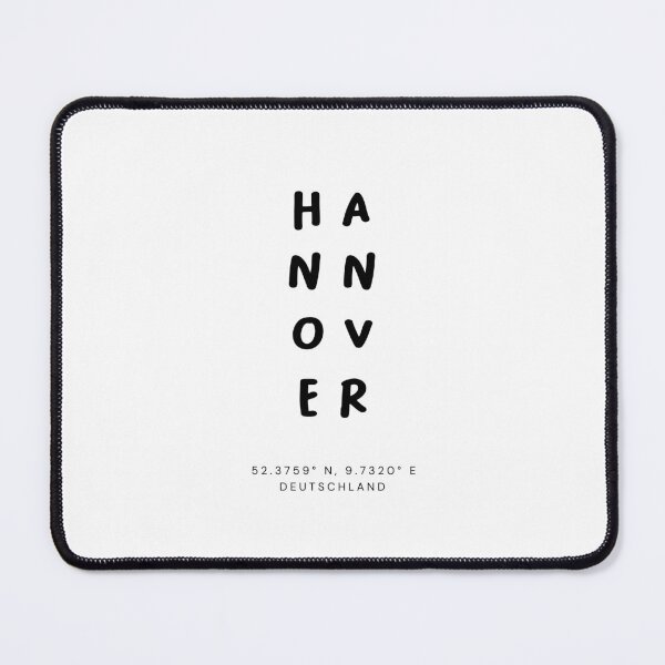 Item preview, Hannover | Typography Design | Design Map Coordinates designed and sold by RM-Journey.