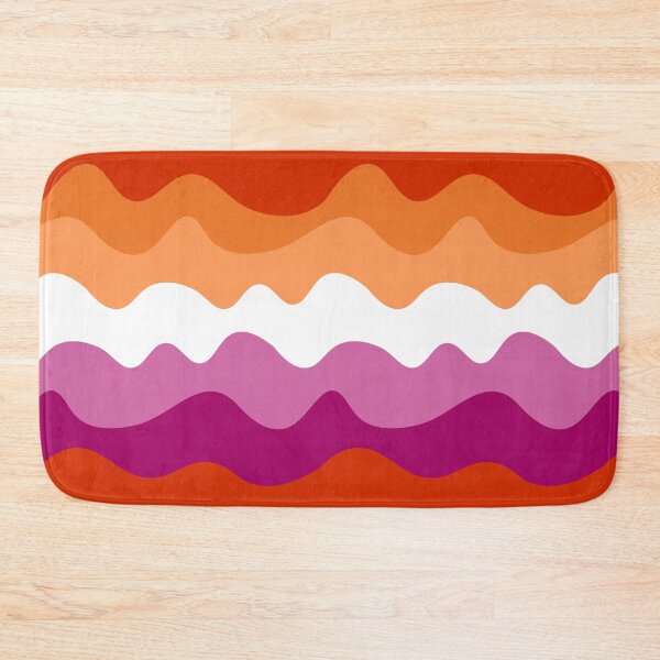 Item preview, Groovy Pride Lesbian Flag designed and sold by AbigailHerman.
