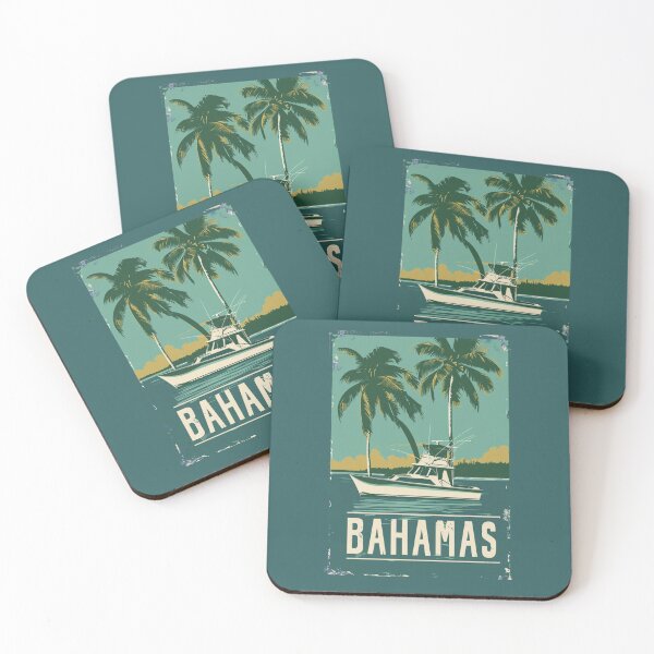 Item preview, A Vintage Travel Illustration of Bahamas designed and sold by GoodOldVintage.