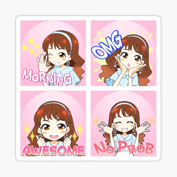 Kpop Twice Nayeon Pop Theme Sticker / Twice Toploader / Twice 