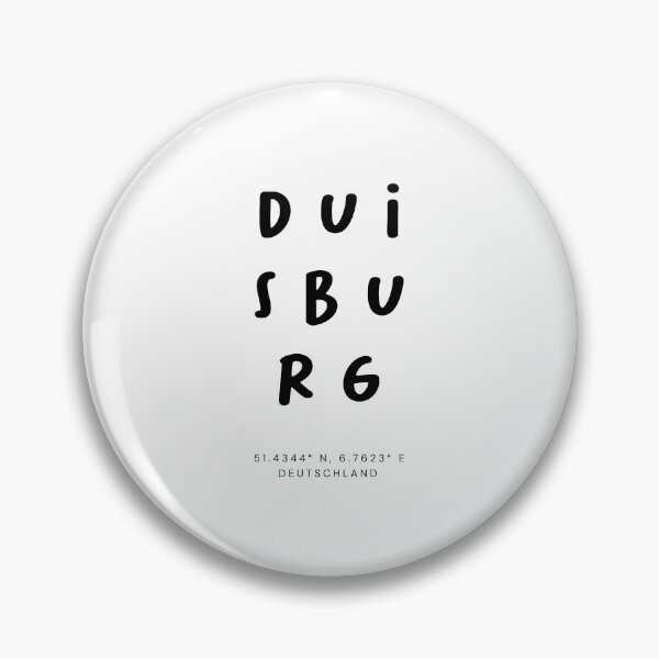 Item preview, Duisburg | Typography Design | Design Map Coordinates designed and sold by RM-Journey.