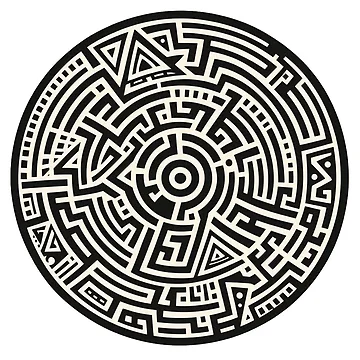 Artwork thumbnail, Intricate Inca Patterns by HugoTrader