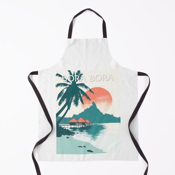 Item preview, Bora Bora Vintage Poster designed and sold by taniasofia.