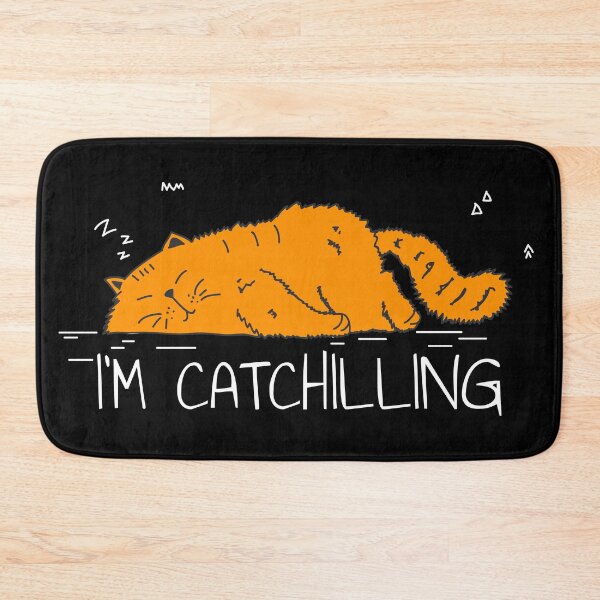 Item preview, Funny cat Catchilling designed and sold by claudiatoman.