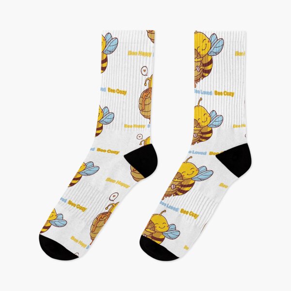 Item preview, Bee Happy, Bee Loved, Bee Cozy designed and sold by OooPstudio.