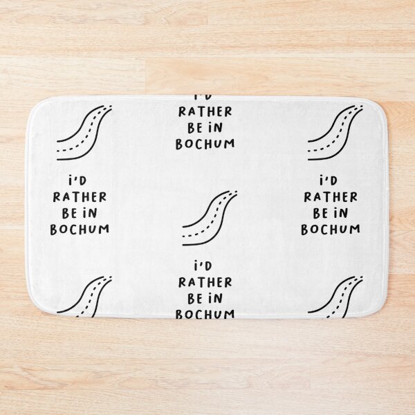 Item preview, I'd Rather be in Bochum | Typography Design | Minimalist Aesthetic designed and sold by RM-Journey.