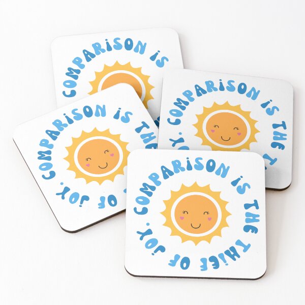 Item preview, Comparison is the Thief of Joy Sunshine designed and sold by bitsandblobs.