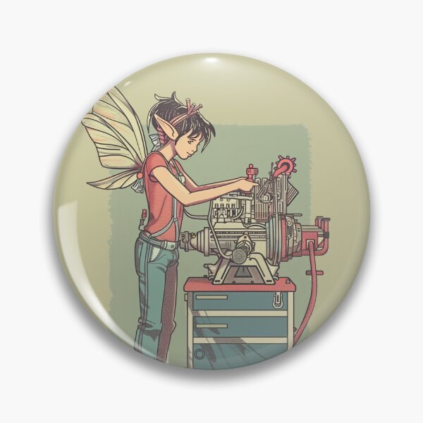 Item preview, Fairy Mechanic at Work designed and sold by Galexicon 42.