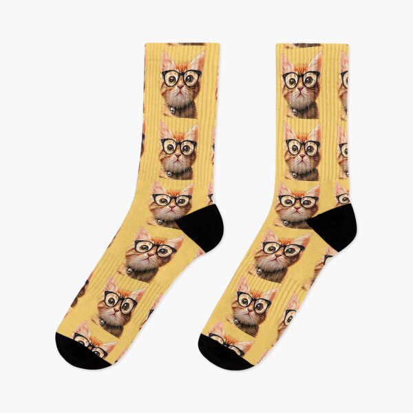 Item preview, Cat Wearing Glasses designed and sold by taniasofia.