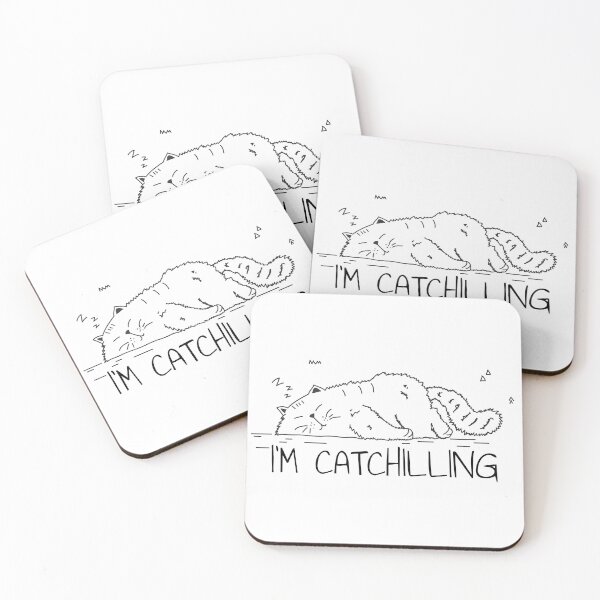 Item preview, Funny cat Catchilling designed and sold by claudiatoman.