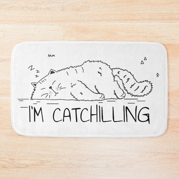 Item preview, Funny cat Catchilling designed and sold by claudiatoman.