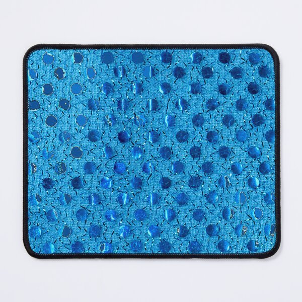 Item preview, Speckled Sequin Style Clothing Line Mardi Gras Type Bluish Print designed and sold by posterbobs.
