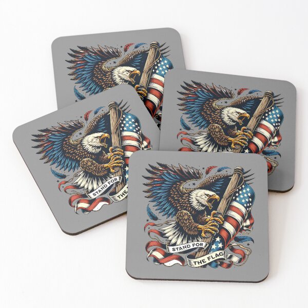 Item preview, Stand for the Flag – Patriotic USA Bald Eagle American Pride Shirt designed and sold by PNW Tees & More.