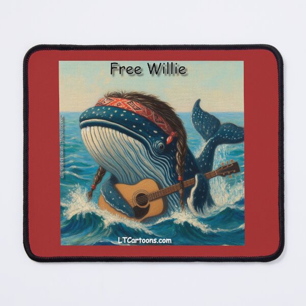 Item preview, Free Willie The Whale With Braided Pigtails designed and sold by Rick London Gifts.