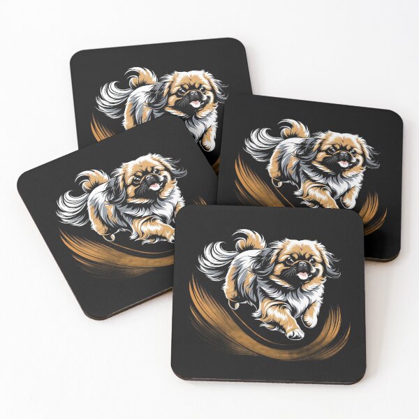 Item preview, Running Pekingese designed and sold by Wags & Tails.