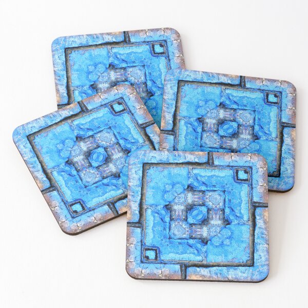 Item preview, BLUE WALL MANDALA designed and sold by MargoGallery.