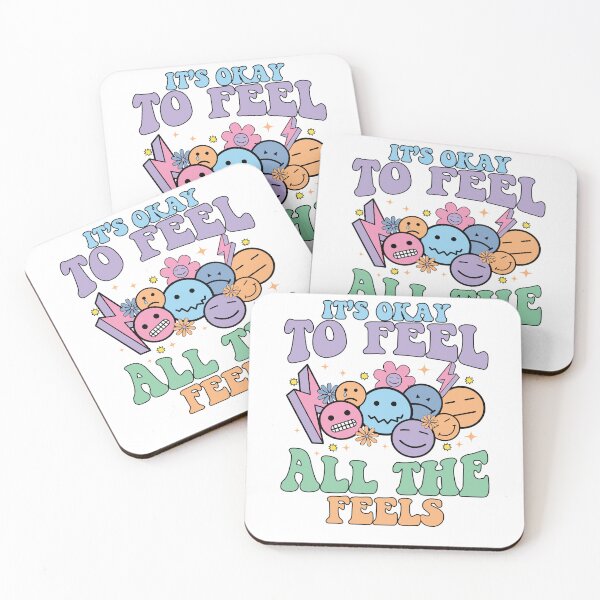 Item preview, It's Okay To Feel All The Feels, ABA Therapist, Speech Therapy, BCBA, Mental Health, RBT, AAC designed and sold by behindthefacts.