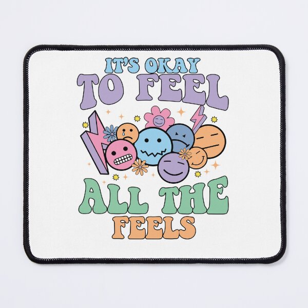Item preview, It's Okay To Feel All The Feels, ABA Therapist, Speech Therapy, BCBA, Mental Health, RBT, AAC designed and sold by behindthefacts.
