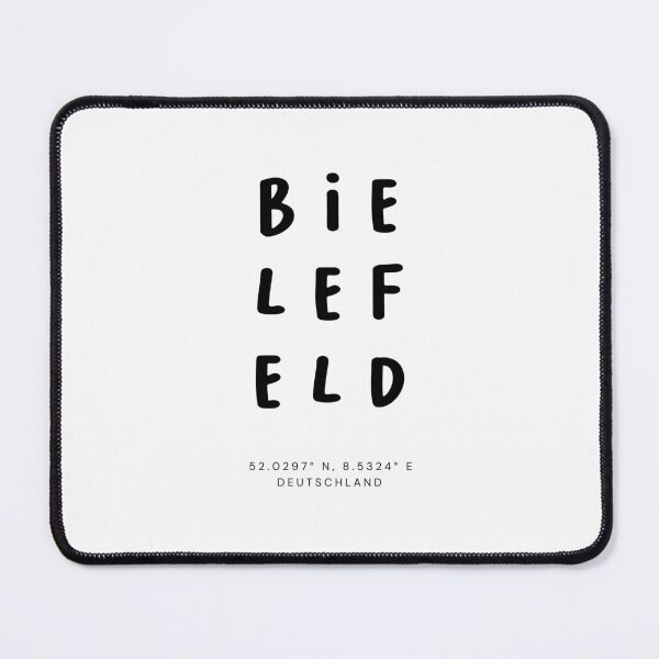 Item preview, Bielefeld | Typography Design | Design Map Coordinates designed and sold by RM-Journey.