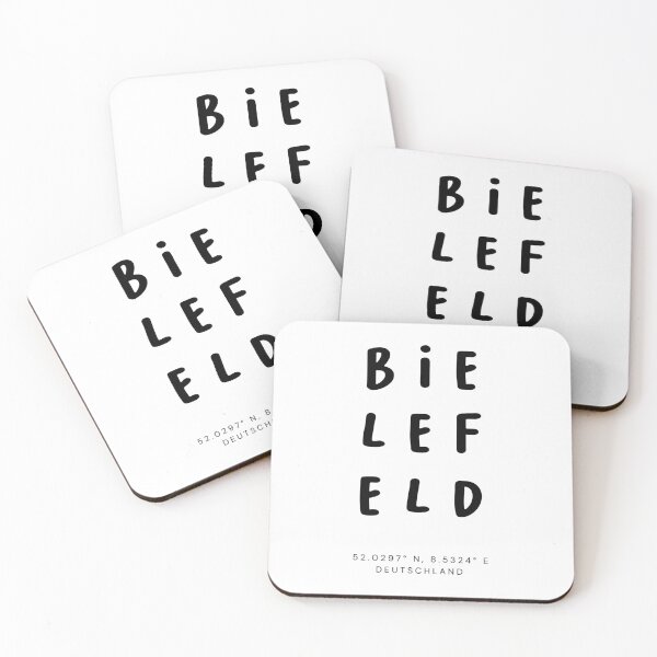 Item preview, Bielefeld | Typography Design | Design Map Coordinates designed and sold by RM-Journey.