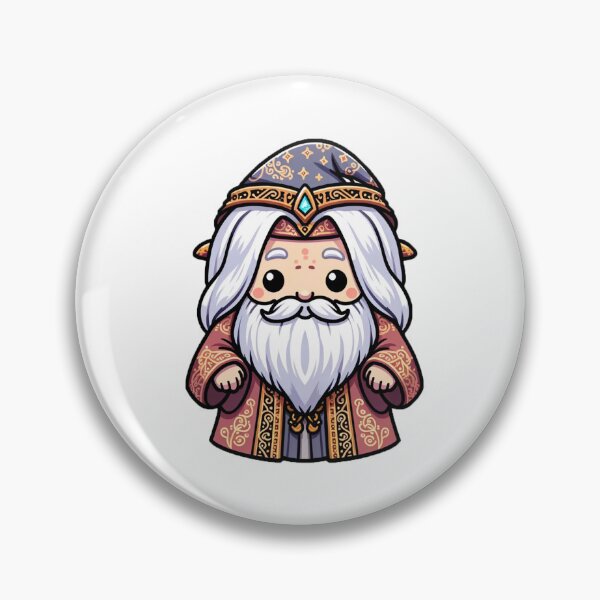 Item preview, Adorable Wizard Cartoon - Cute Mage Illustration designed and sold by Greemo03.