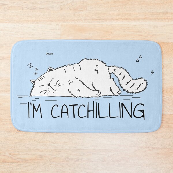 Item preview, Funny cat Catchilling designed and sold by claudiatoman.