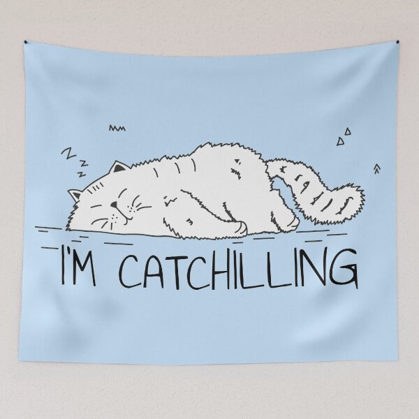 Item preview, Funny cat Catchilling designed and sold by claudiatoman.