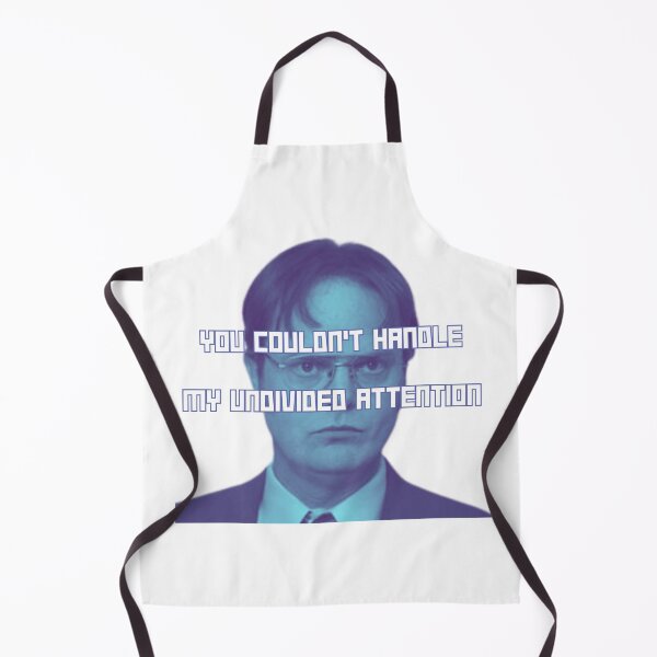 Item preview, Dwight Schrute Undivided Attention Blue designed and sold by ashleygus.
