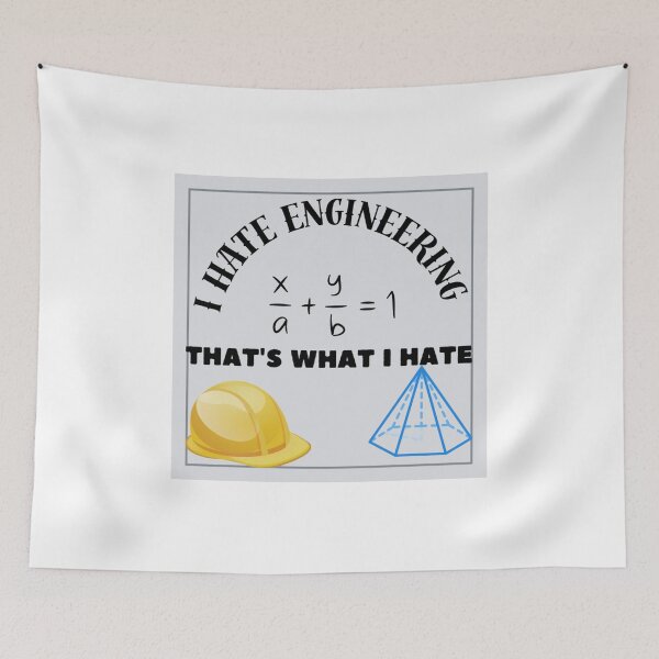 Item preview, i hate engineering designed and sold by laurazael.