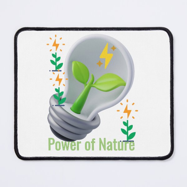 Item preview, Power of Nature - Eco-Friendly Green Energy T-Shirt Design designed and sold by TrendyCanvasC.