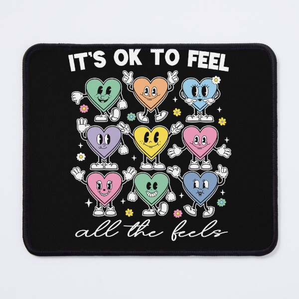 Item preview, It's Okay To Feel All The Feels, ABA Therapist, Speech Therapy, BCBA, Mental Health, RBT, AAC designed and sold by behindthefacts.