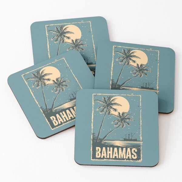 Item preview, A Vintage Travel Illustration of Bahamas designed and sold by GoodOldVintage.
