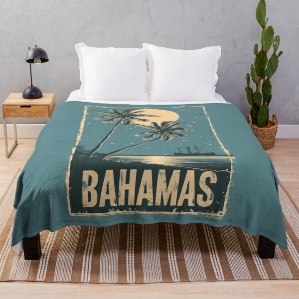 Item preview, A Vintage Travel Illustration of Bahamas designed and sold by GoodOldVintage.