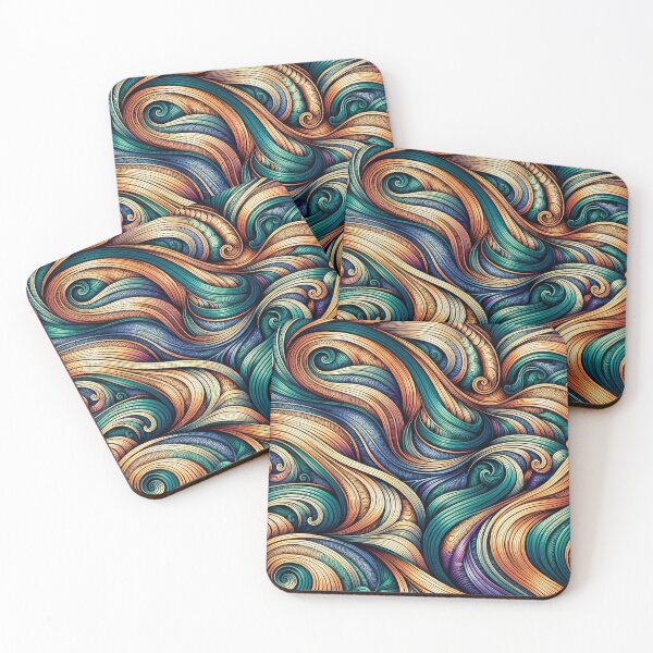 Item preview, Whirlpool Color Stripe Pattern Design designed and sold by ReachForArt.