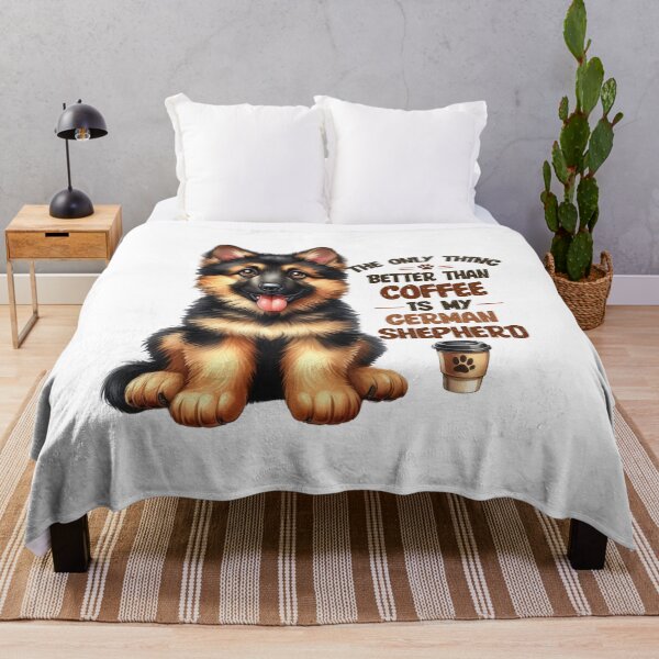 Item preview, The Only Thing Better than Coffee is my German Shepherd designed and sold by lifeintoart.